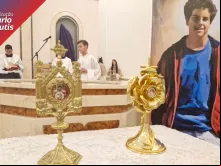Relíquias de Carlo Acutis em Ribeirão Preto